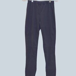 TWENTY SECOND 22nd Black Stretchy Cotton-Spandex Back Pockets Pants Girls' M